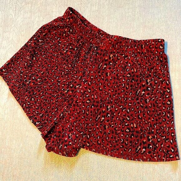 NO Boundaries Elastic waist shorts S/CH (3-5) crinkle leopard 100% Polyester - Picture 1 of 10